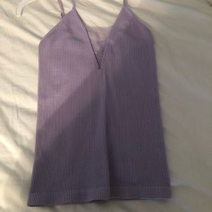 Free People Mesh Insert Spaghetti Strap Cami